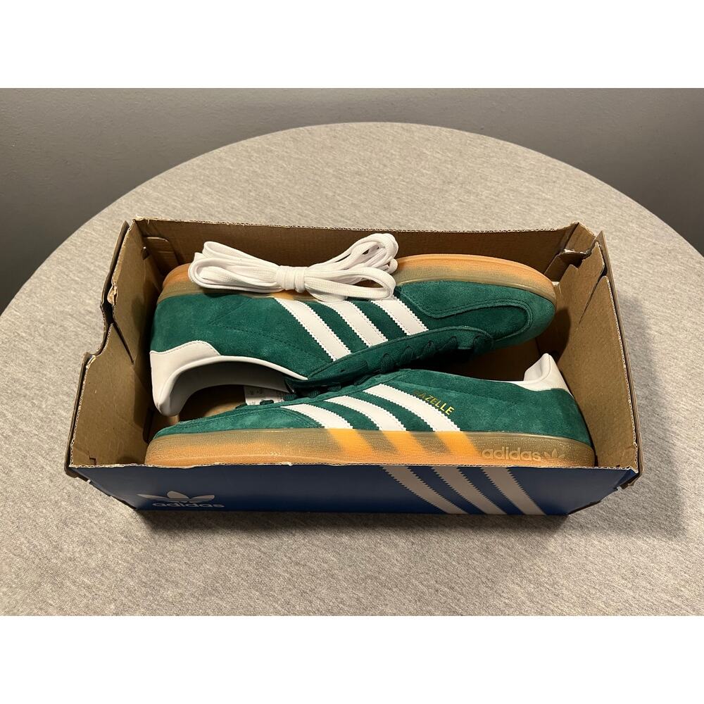 Adidas Originals Gazelle Indoor Collegiate Green Men’s Shoe Size 11 JI2062 - Picture 12 of 12